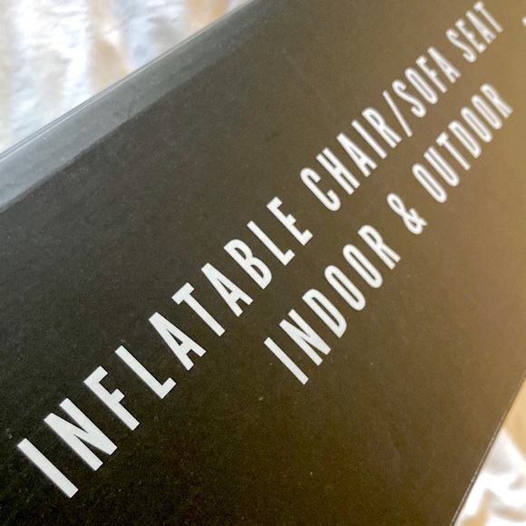 INEW NFLATABLE CHAIR/SOFA SEAT FOR INDOOR OR OUTDOOR FUN! NIB - Picture 6 of 11